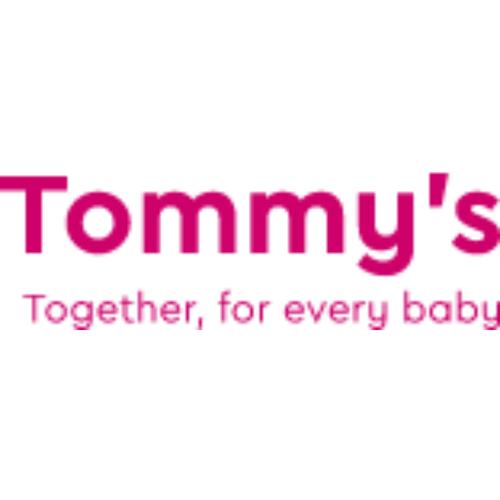 Tommy's logo - together for every baby. Charity donation