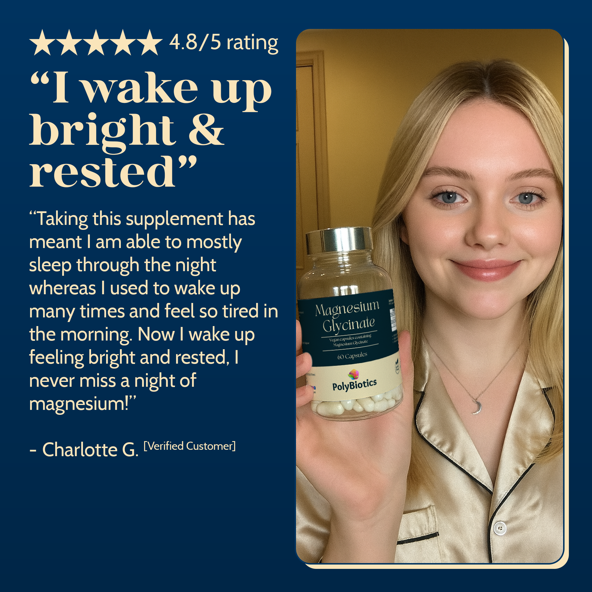 Magnesium Glycinate - Restful Sleep & Stress Relief