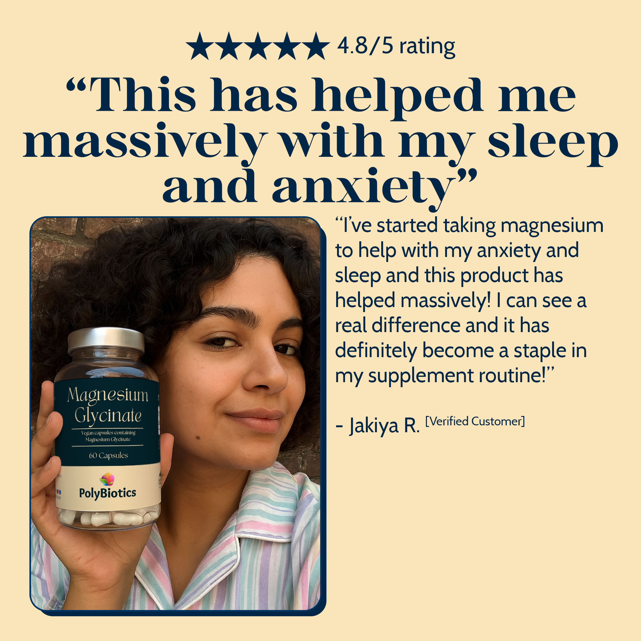 Magnesium Glycinate - Restful Sleep & Stress Relief