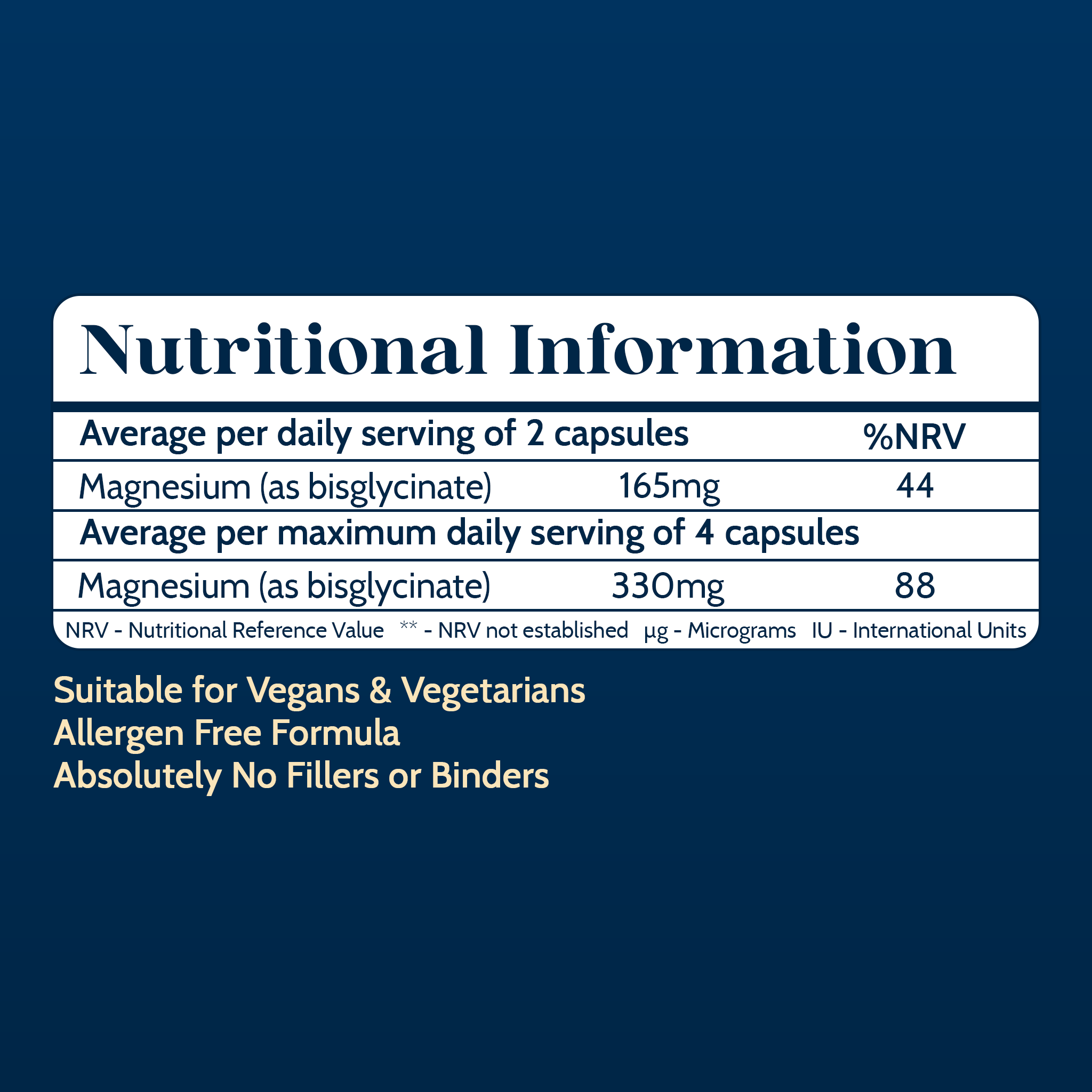 Magnesium Glycinate - Restful Sleep & Stress Relief