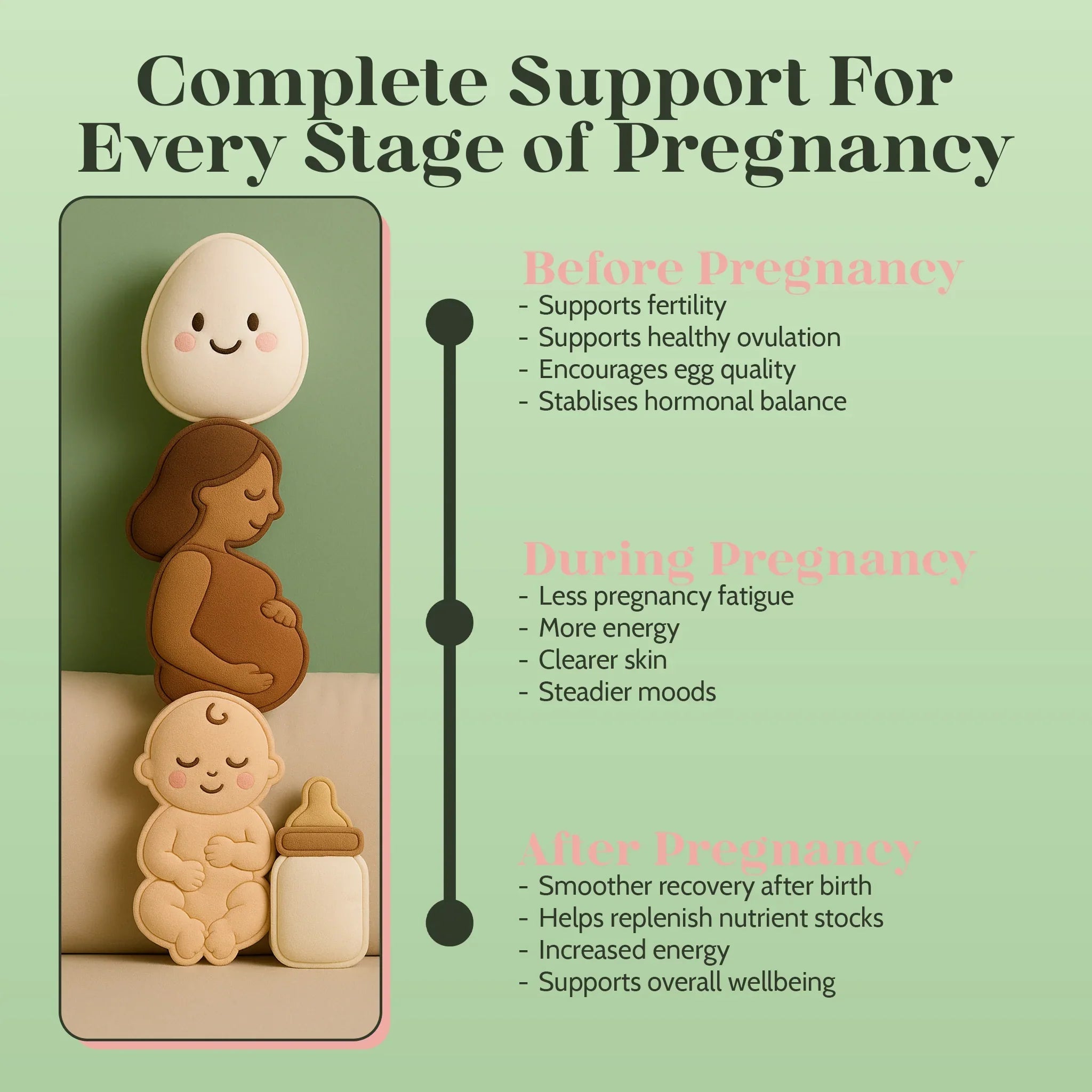 Pregnancy Formula — Pre & Post - Natal Support for Hormones & Fertility - PolyBiotics